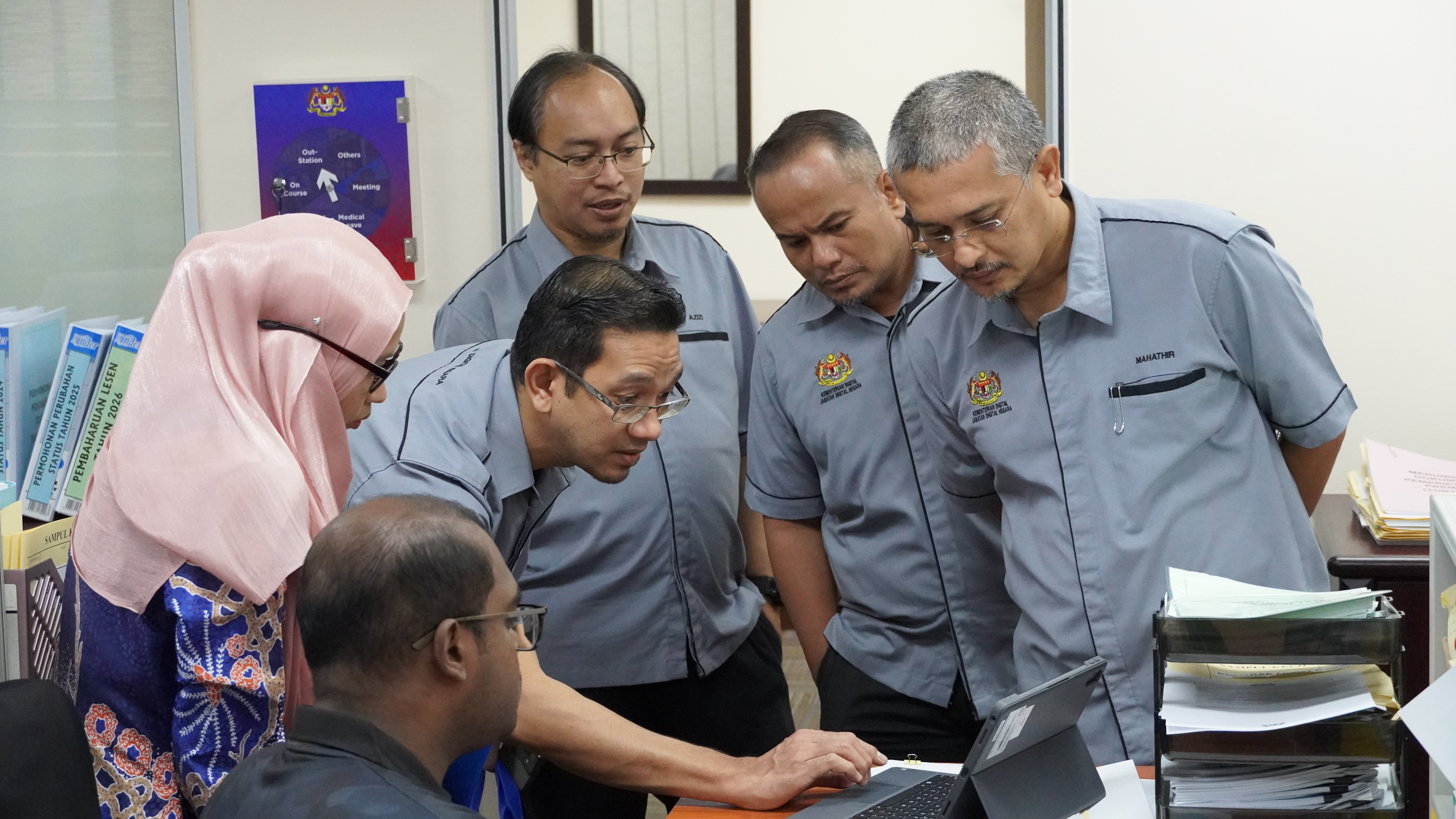Lawatan Inspektorat MyGov*Net - Kementerian Pelancongan, Seni dan Budaya Malaysia (MOTAC) Negeri Johor